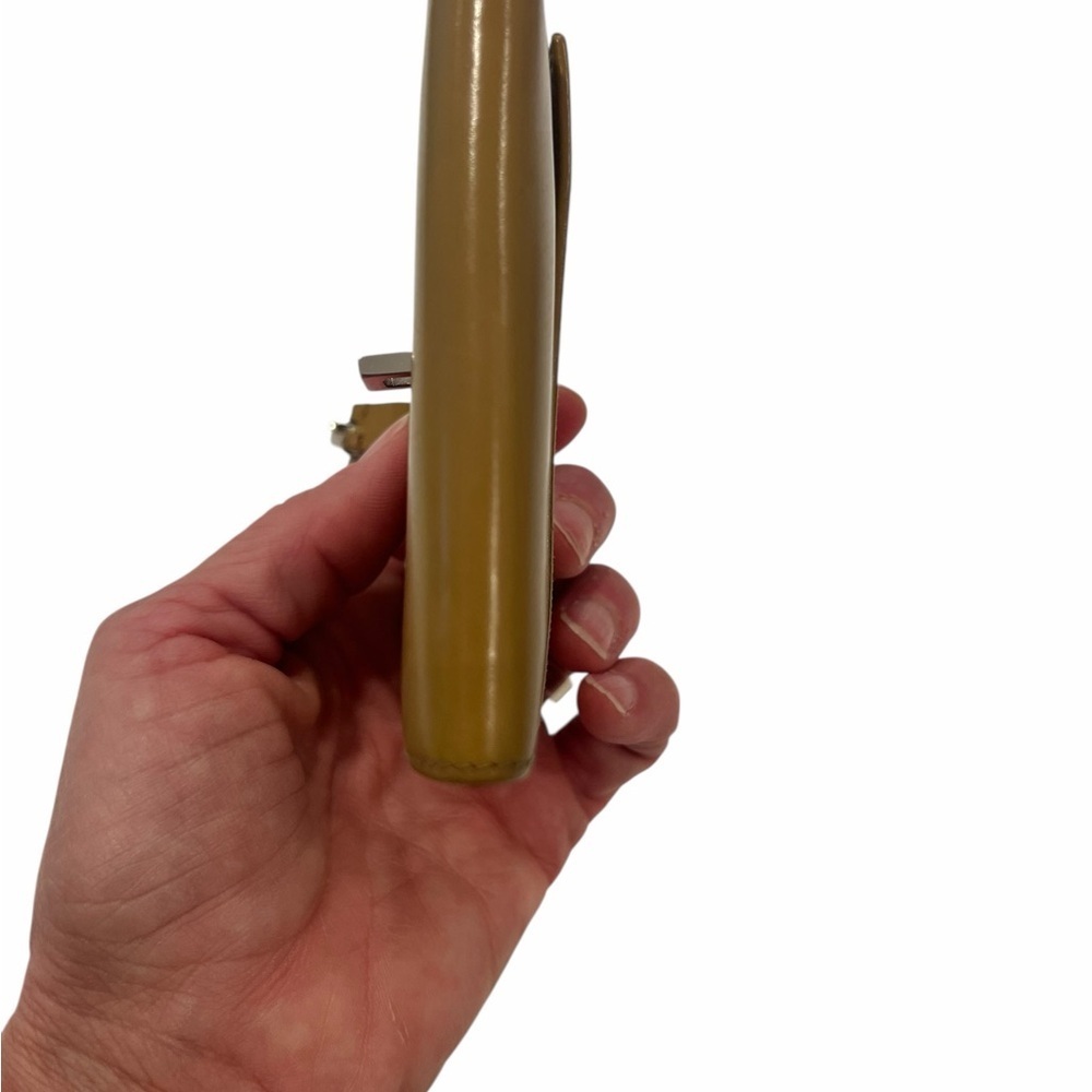 Gucci Jackie Leather Wallet Vintage | Tan Caramel | Rare Hardware - Picture 14 of 15